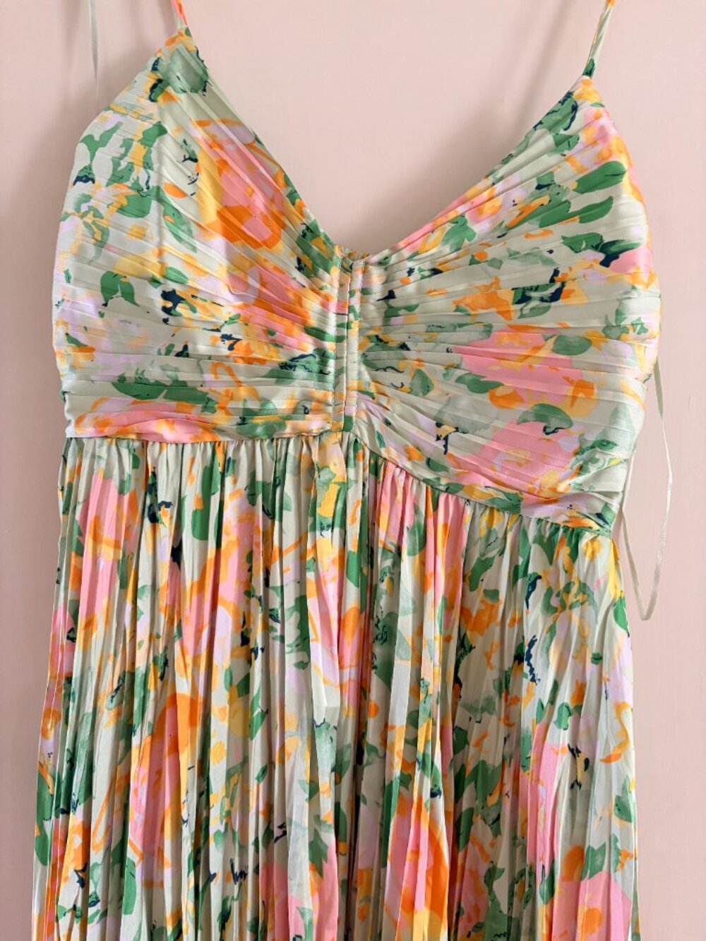 ASTR the Label Maeve Dress - Light Green Floral - Picture 4 of 6